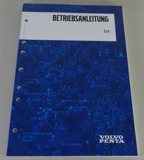 Operating Instructions Volvo Penta D3 Boat Engines D3-110i to D3-220A Status 05/2012