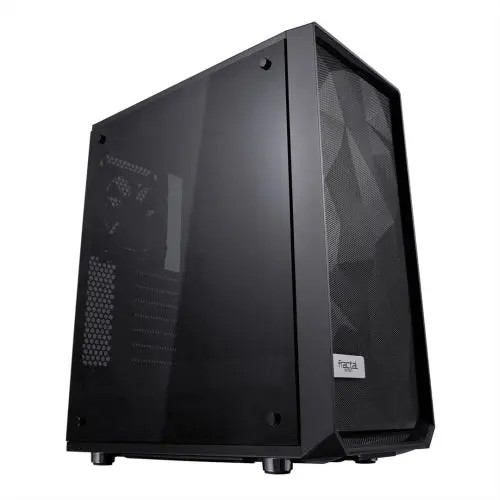 Fractal Design Meshify C (Dark TG) Gaming Case w/ Dark Tint Glass Window, ATX, A - Picture 1 of 1