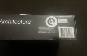 DAMAGED BOX LEGO Architecture Louve 21024 Paris France Landmark Retired