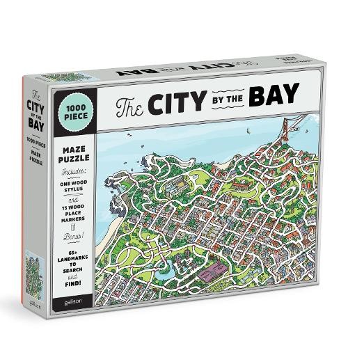 The City By the Bay 1000 Piece Maze Puzzle - Picture 1 of 1