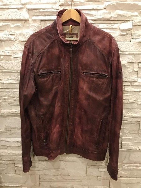 Men Camel Active Jacket Burgundy 46 / 3XL / 54