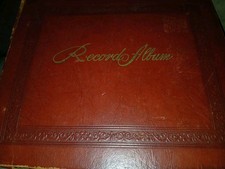 1950's DECCA RECORD ALBUM WITH ALBUMS UNTESTED