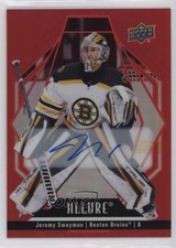 2022-23 Upper Deck Allure Red Rainbow Auto Jeremy Swayman #93 Auto u2v