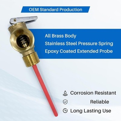Automatic Temperature Pressure Relief Valves Water Heater Safety Valves
