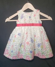 Blueberi Boulevard Embroidered Floral Dress - 18 Mos.