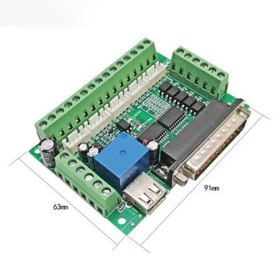 Efficient 5 Steuerplatine mit DB25 USB für Nema23 CNC Motor Precision