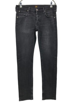 Lee Herren Daren Regular Straight Graue Jeans Größe W32 L32