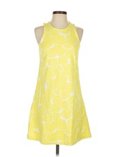 Mahi Gold Women Yellow Casual Dress S