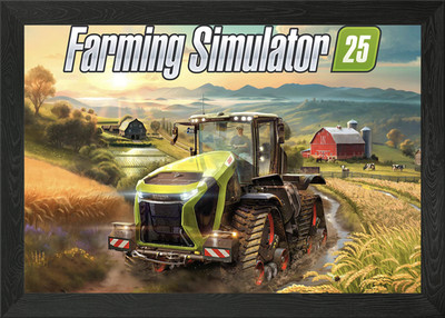 Landwirtschafts-Simulator 25 gerahmtes Wandbild Poster Leinwanddruck Bild