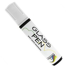 Glass Pen Window Marker: Glass Markers, Car Marker or Mirror Pen White Wide