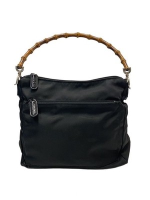 GUCCI Hand Bag PVC BLK Solid 000 2032 0509 From Japan