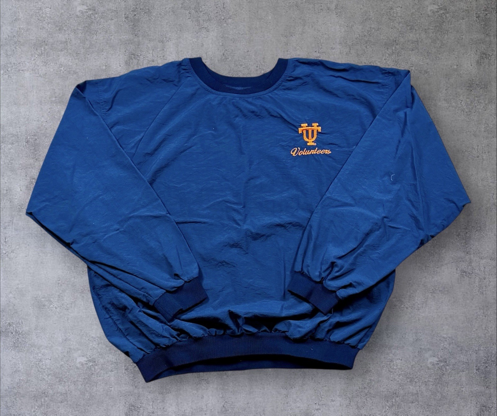Vintage TSI Men’s “Tennessee Volunteers” Pullover Windbreaker Jacket/ Sz: XL