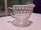Anchor Hocking Moonstone Hobnail Creamer Clear Depression Glass