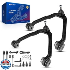 KAX Front Upper Lower Control Arm w/Ball JointandSway Bar LinkandTie Rod End