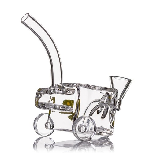 MJ Arsenal WOODCHIPPER Blunt Bubbler Tubo di Vetro MJA - Foto 5 di 10