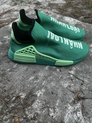 Adidas Pharrell Williams Human Race NMD Green Nhân Loại Sneakers Size 10.5