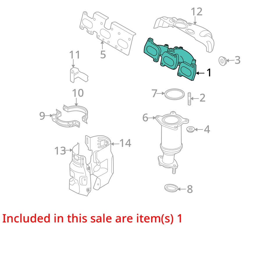 Colector de escape turbocompresor Mazda Cx-9 2007-2015 con turbocompresor B500I Foto 3 de 4