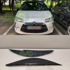 Headlight Eyelids for Citroen DS3 C3 2009-2016 ABS Gloss
