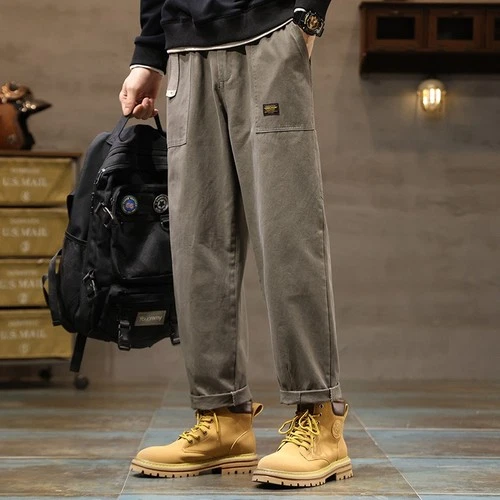 Men Big & Tall Plus Size Cotton Sweatpants Loose Casual Workout Jogger Pants