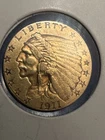 1911 $2.50 Indian Head Gold Quarter Eagle Coin Pre-1933 US