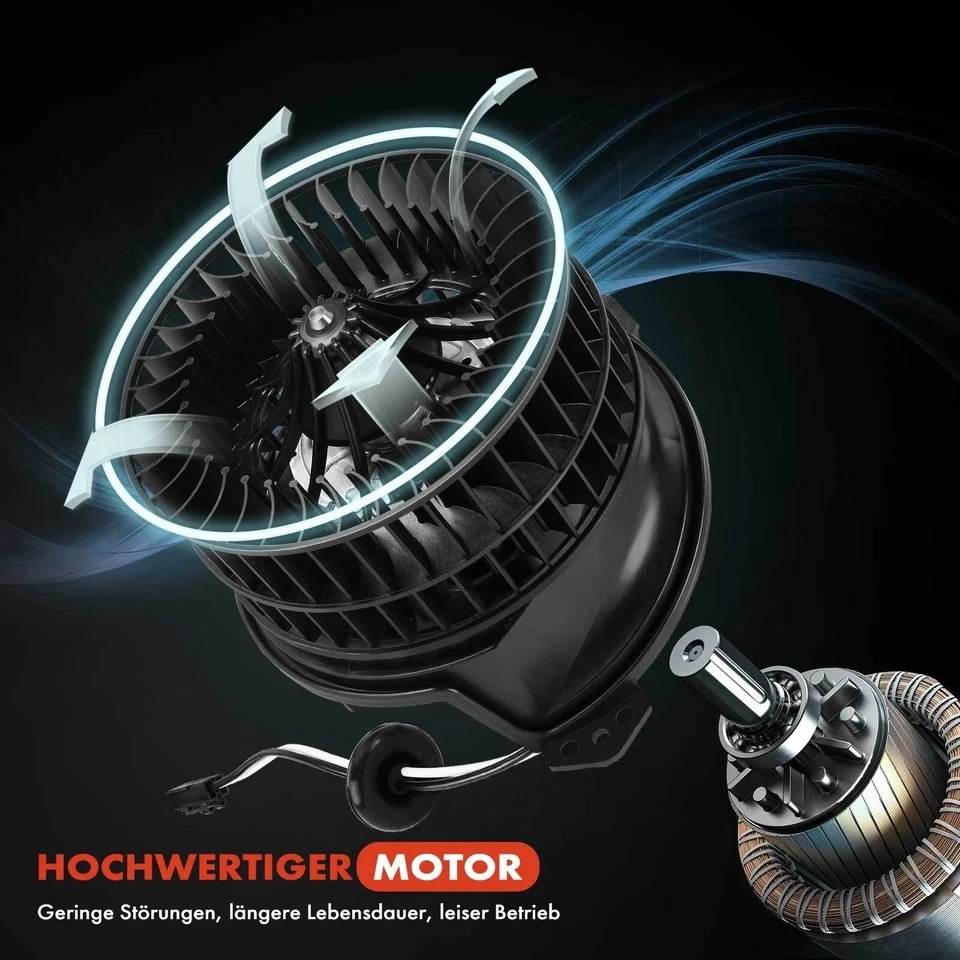 Gebläsemotor Innenraumgebläse für BMW 1er E81 E82 E88 3er E90 E91 E92 E93 - Bild 2 von 4