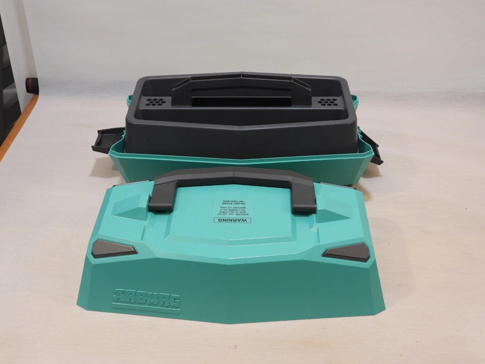 Caixa de ferramentas Arburg rara demonstração presente de uma feira nova legal Alemanha - Imagem 3 de 4