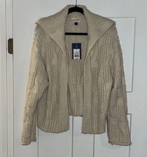 Universal Threads Open Front Beige Cardigan