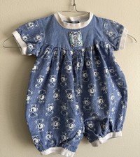 Vintage Kip and Co Australia Koala Bear Bubble Romper Baby 6 Mos RARE CLEAN