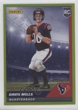 2021 Panini NFL Sticker & Card Collection Light Green 156/75 Davis Mills 18a2