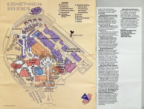 Walt Disney World - Disney-MGM Studios Vintage Guide - Book Opening Year 1989 - Picture 3 of 9
