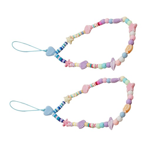 2 Pcs Chaîne De Téléphonie Mobile Dames Lanière Téléphone Portable Charme - Zdjęcie 11 z 12
