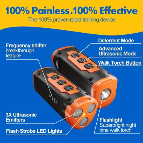 2025 Professional anti Bark Device for Ultrasonic Barking Control up to 15M - Picture 5 of 9