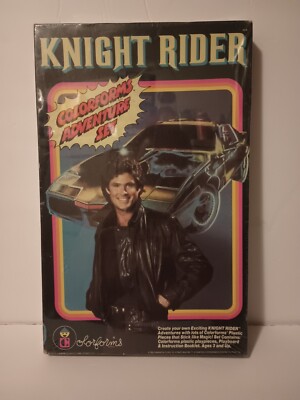 Knight Rider Adventure Set Colorforms No. 674 David Hasselhoff New Sealed Box