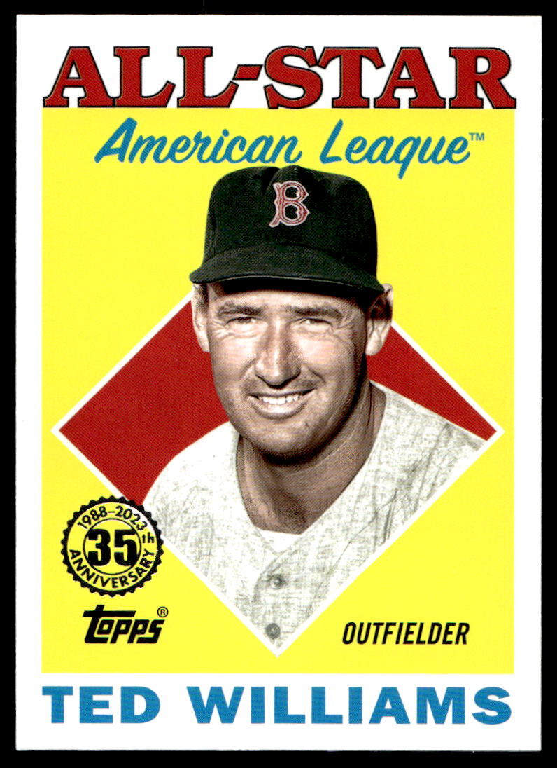 テッド・ウィリアム　フットNO．812760 2023 Topps Series 2 #88AS-10 Ted Williams All Star Boston