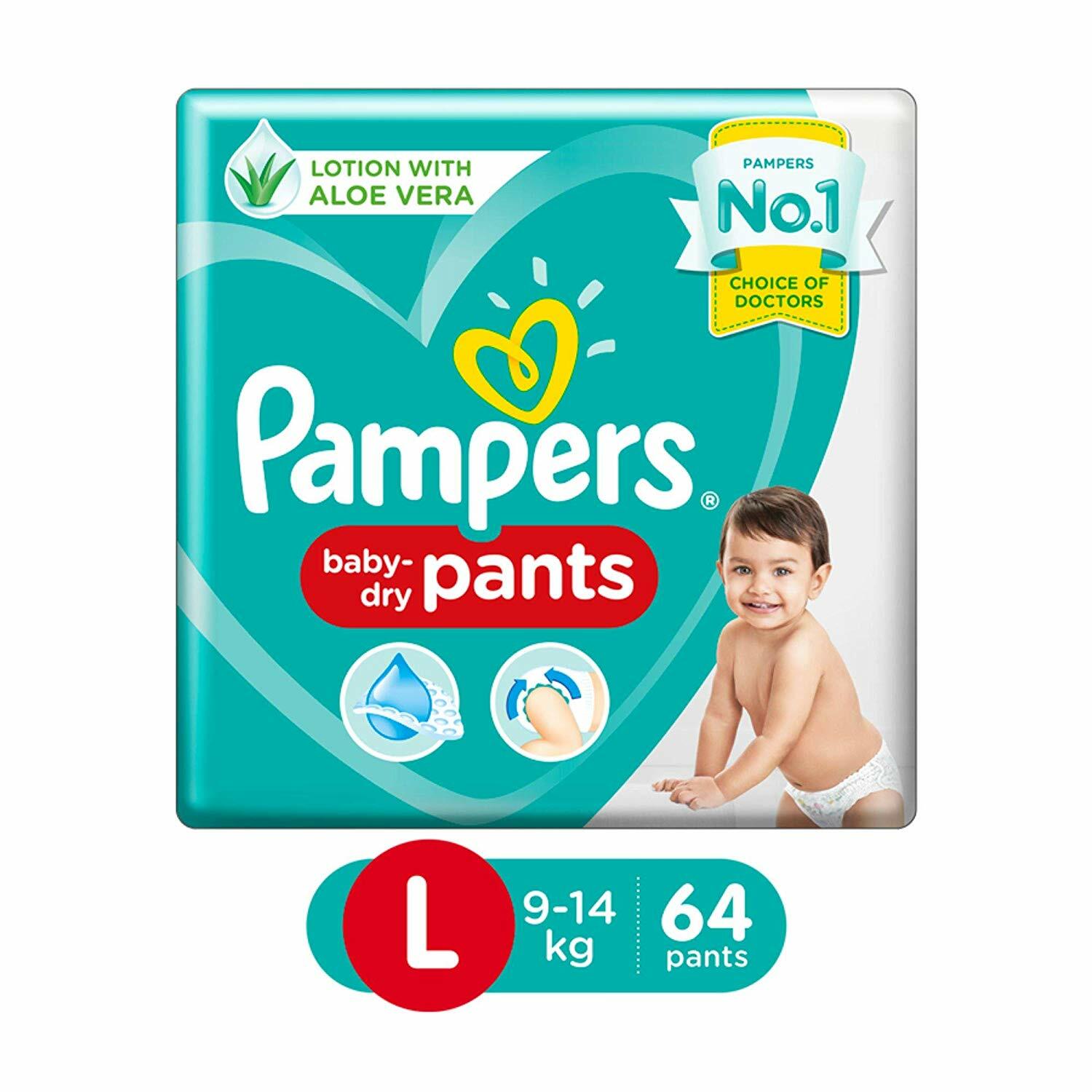 pampers pants large 64 price