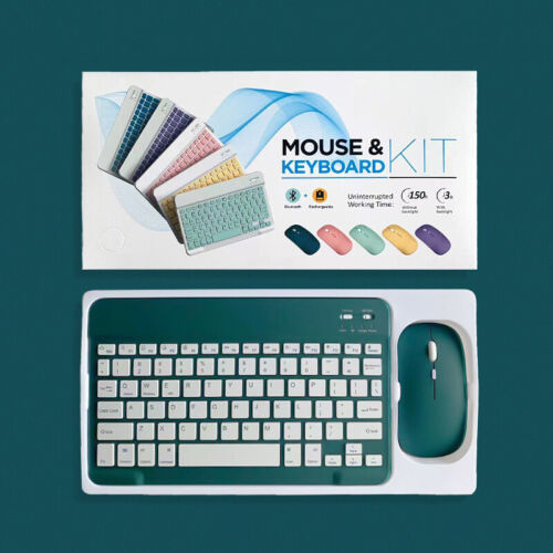 Wireless Bluetooth mouse keyboard suit ultrathin Rechargeable for PC ipad Mac - Picture 18 of 18