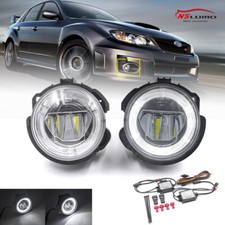 Drl Halo Ring Led Daytime Running Fog Lights For 2008-13 Subaru Wrx Sti Forester Drl Halo Ring Led Daytime Running Fog Lights For 2008-13 Subaru Wrx Sti Forester