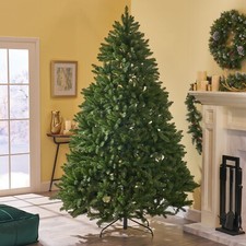 7-ft Norway Spruce Pre-Lit or Unlit Hinged Artificial Christmas Tree