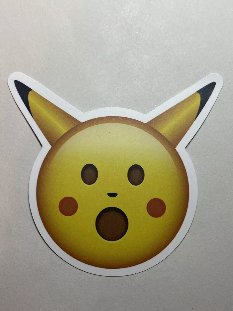 Pokemon Pikachu Emoji HypeBeast Skateboard Sticker Decal