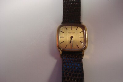 VINTAGE Tissot Stylist Watch Vintage Quartz Gold Swiss Made SEE
