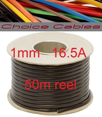 Flat Twin 2 Core Câble 12 V paroi mince fil 11 A 14 A 16.5 A 21 A 25 A 29 A 33 A 42 A