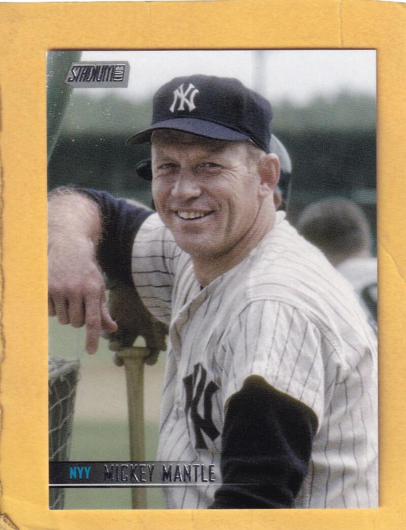 2021 Topps Stadium Club Image Variations #52 Mickey Mantle Yankees NM-MT+