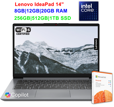 2026 Lenovo IdeaPad Laptop Notebook 14