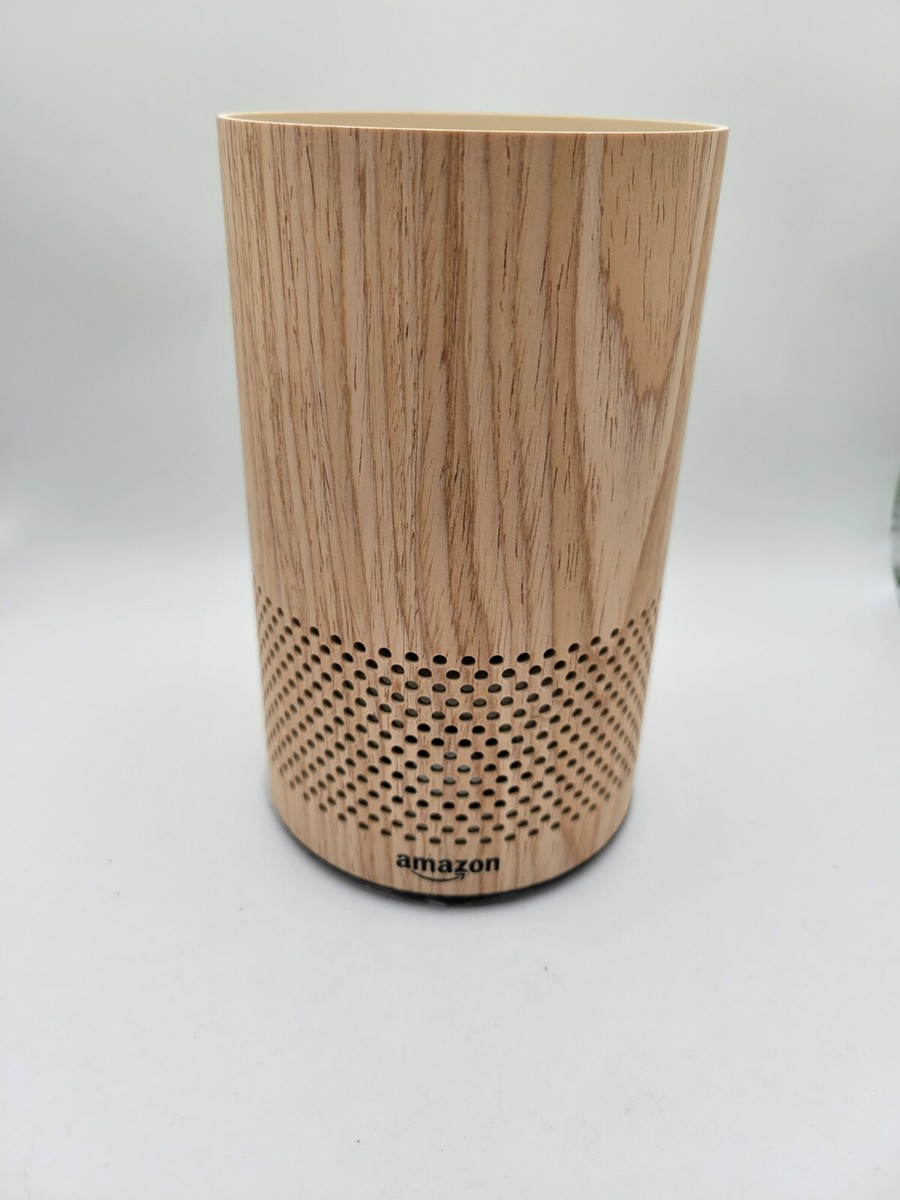 小物 echo Echo Decorative Shell (fits Echo 2nd Generation only) - Oak Finish