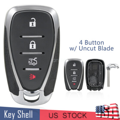 for 2016-2022 Chevrolet Malibu Camaro Cruze Remote Key Fob Case Cover 4 Buttons