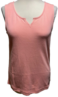 Adini 100% Baumwolle Ripp Jersey Trägertop Rundhals mit V Kerbe Gr. XL/L1
