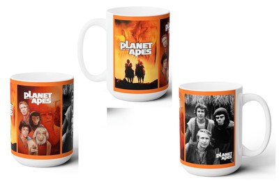 Planet of the Apes TV Series (1974) 15oz Mug Cup Glass Sci-Fi Fantasy 