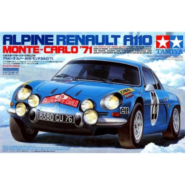1/24 Wave Cr-01 : Alpine Renault A110 Corse Monte Carlo 1973 Therier