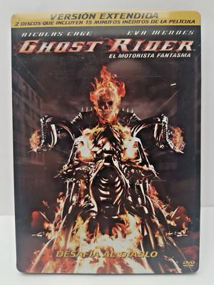 PELICULA DVD GHOST RIDER VERSION EXTENDIDA EDICION METALICA STEELBOOK