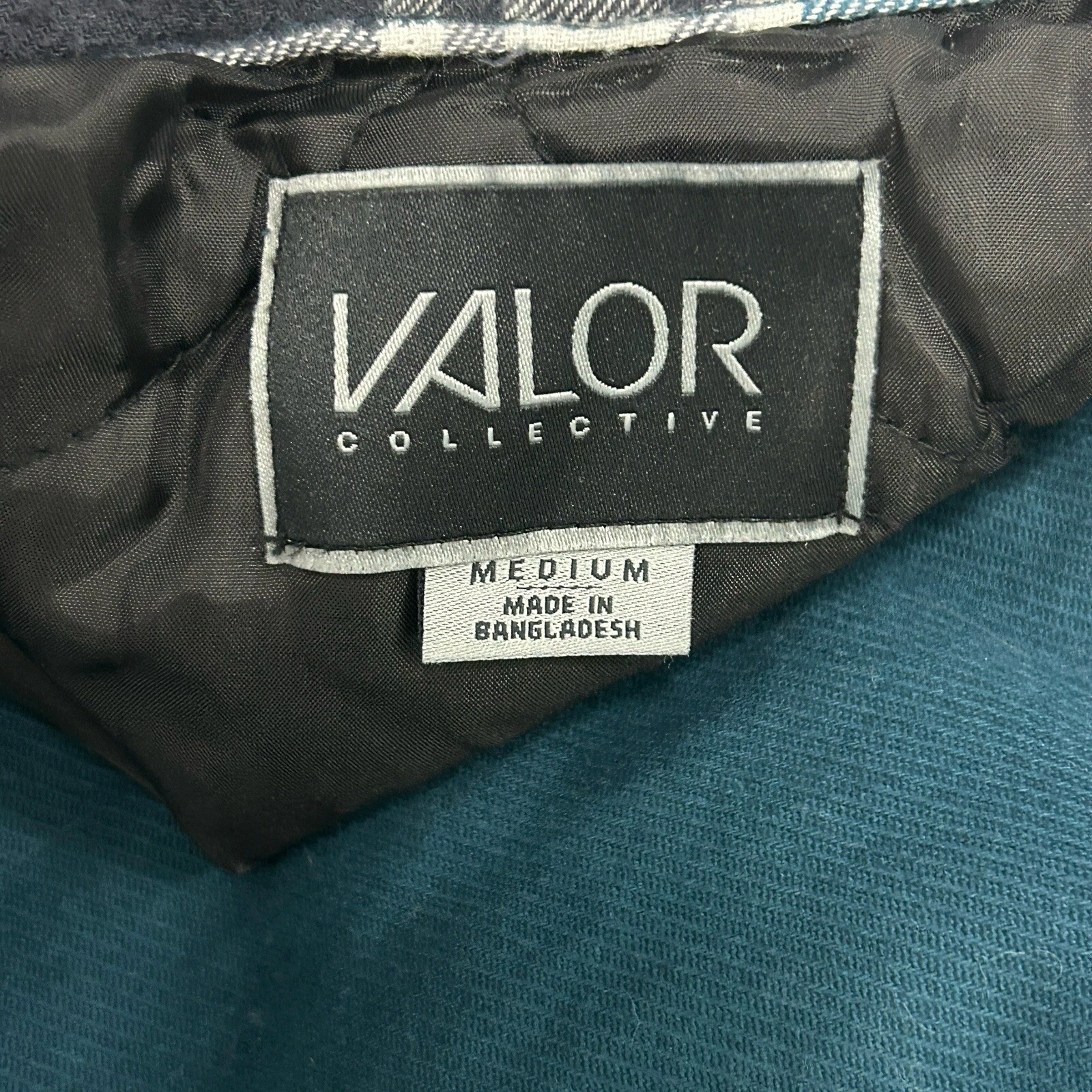NWT Valor Collective Light Green Lime Mint Calvary Twill Flannel Size Medium M image 3